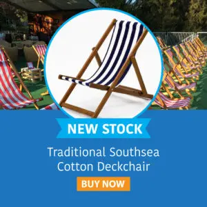 Traditional Southsea Cotton Deckchair